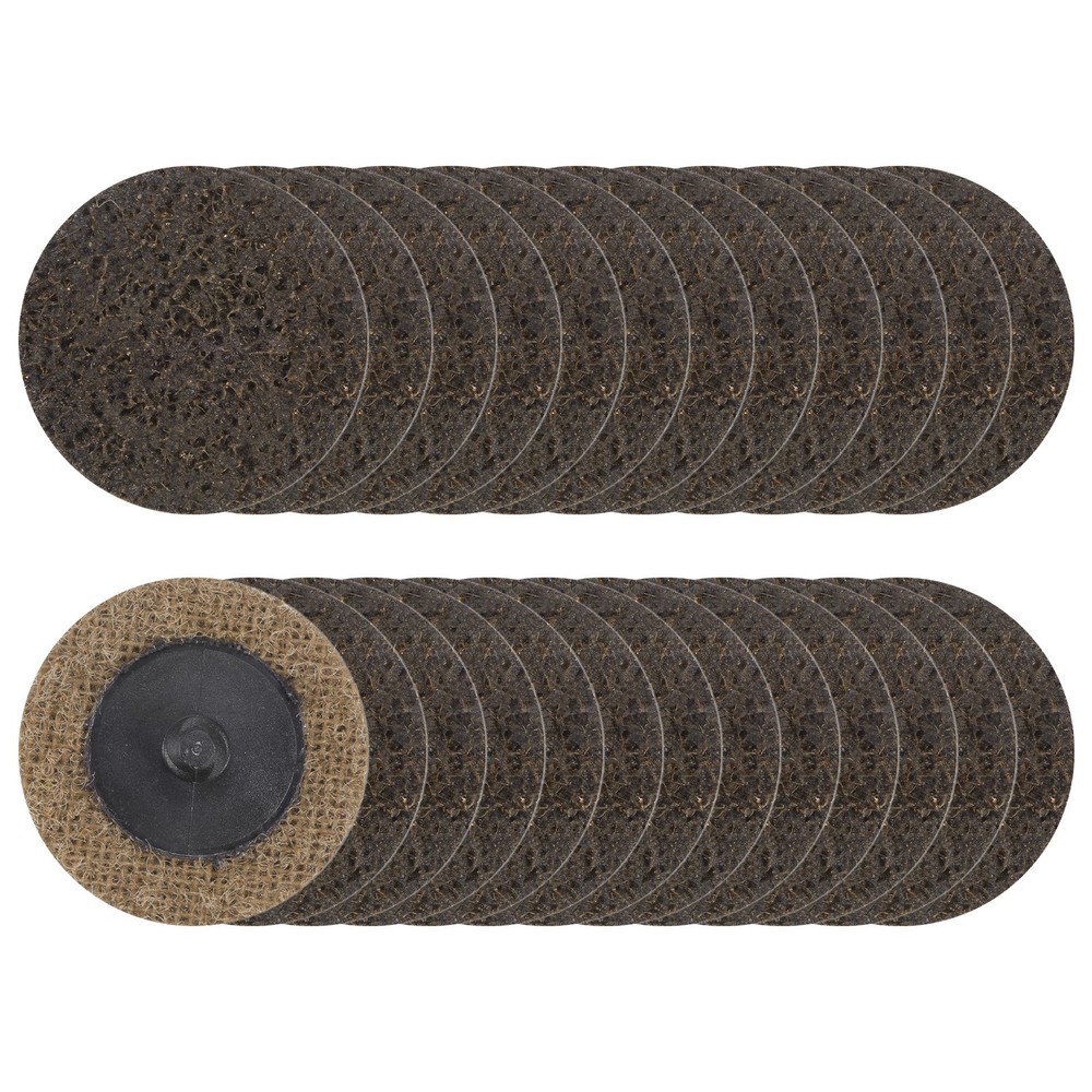 25pcs 2" 80 Grit Quick Change R-Type Sanding Discs Blue