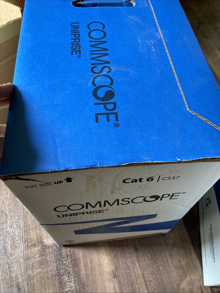 CommScope CS37P CAT6 Cable | Plenum 23AWG U/UTP | White Jacket Read Desc