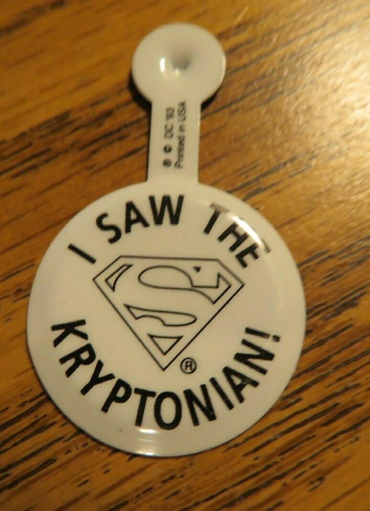 4-1993 Promo Pins DC Comics SUPERMAN