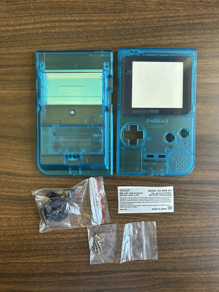 Gameboy pocket Replacement Housing Shell Case &buttons- PICK YOUR COLOR