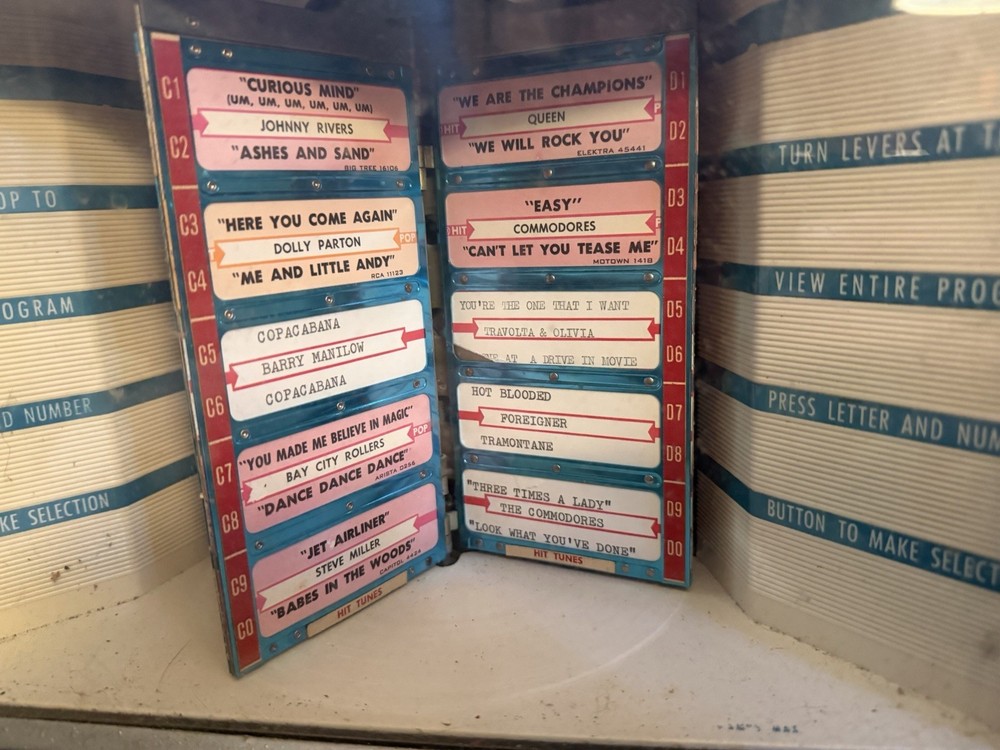 Vintage Seeburg 3W100 Jukebox Wallbox