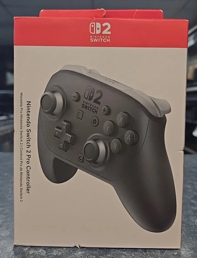 Nintendo Switch 2 Pro Controller Black - Nintendo Switch 2 Factory Sealed