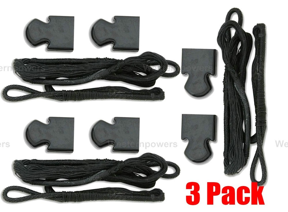 3 Pack 50lb 80lb Crossbow Replacement Accessories Caps pistol Limb Tip String