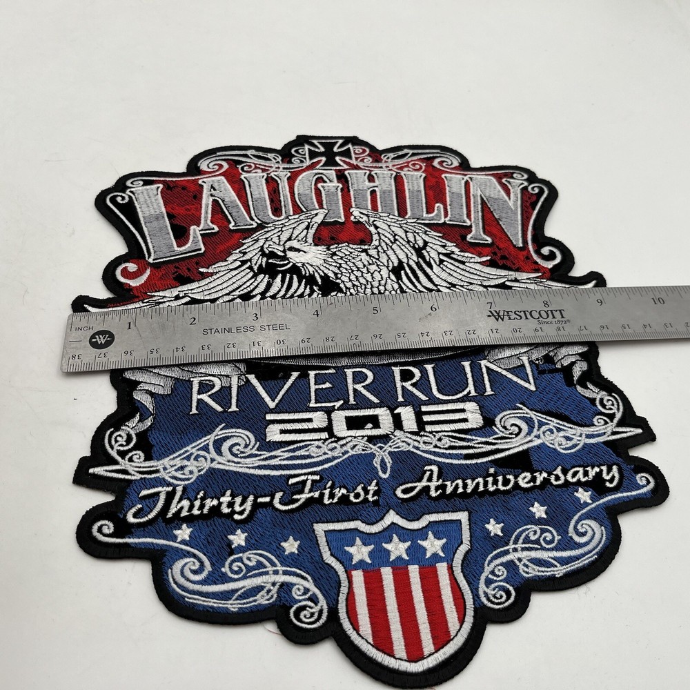 Harley Davidson Patch Laughlin River Run 2013 NOS American Built Eagle 11" x 9"