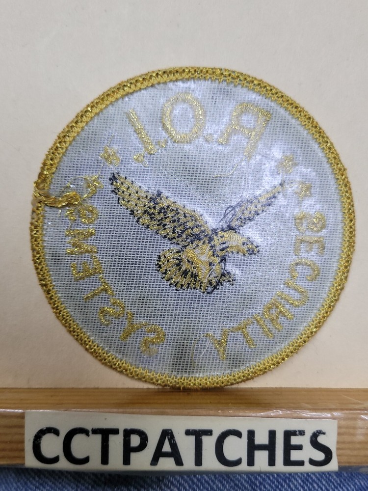 R.O.I. SECURITY SYSTEMS SHOULDER PATCH MI