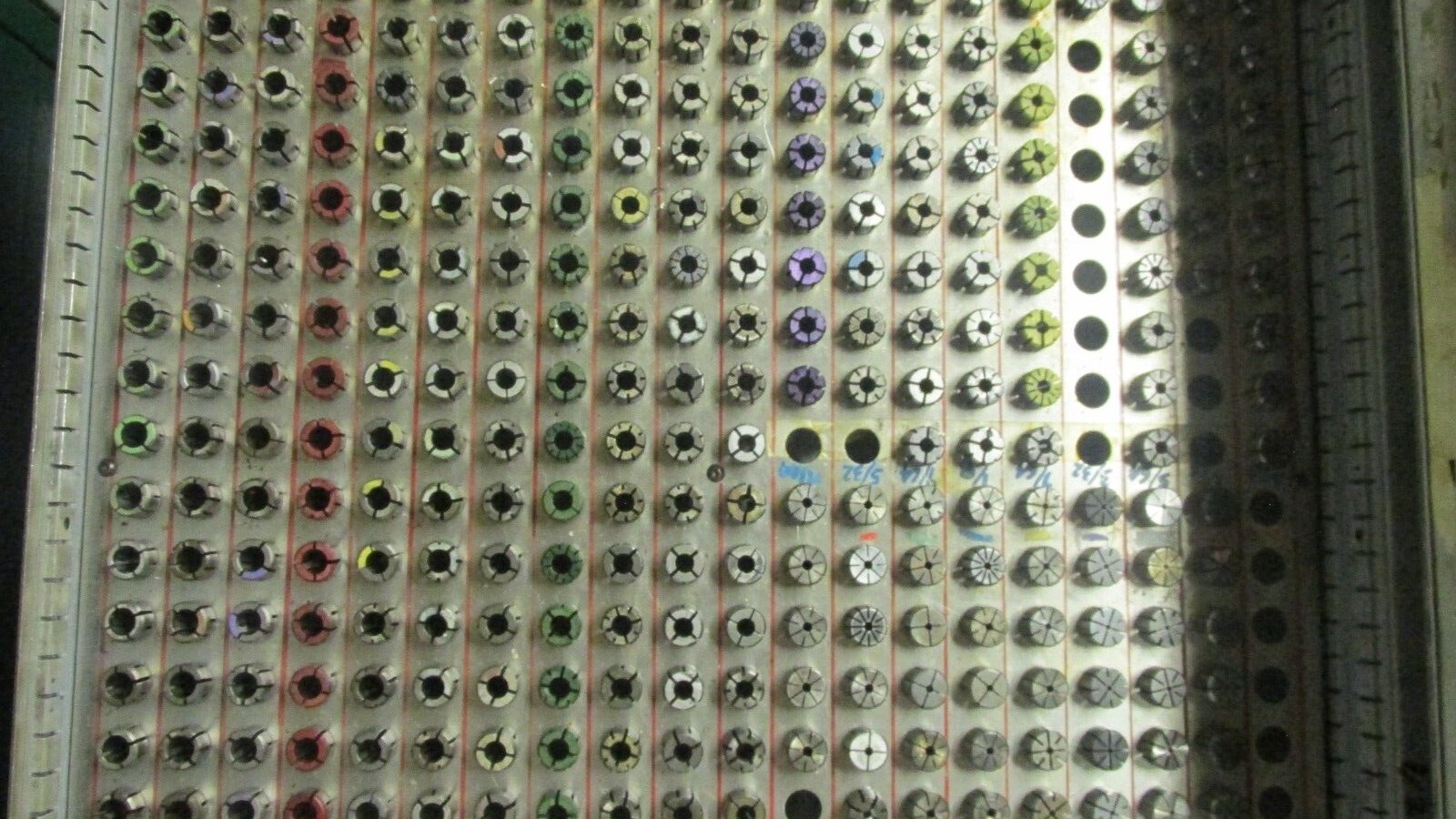 DA100 Collet Select Size from Drop Down List