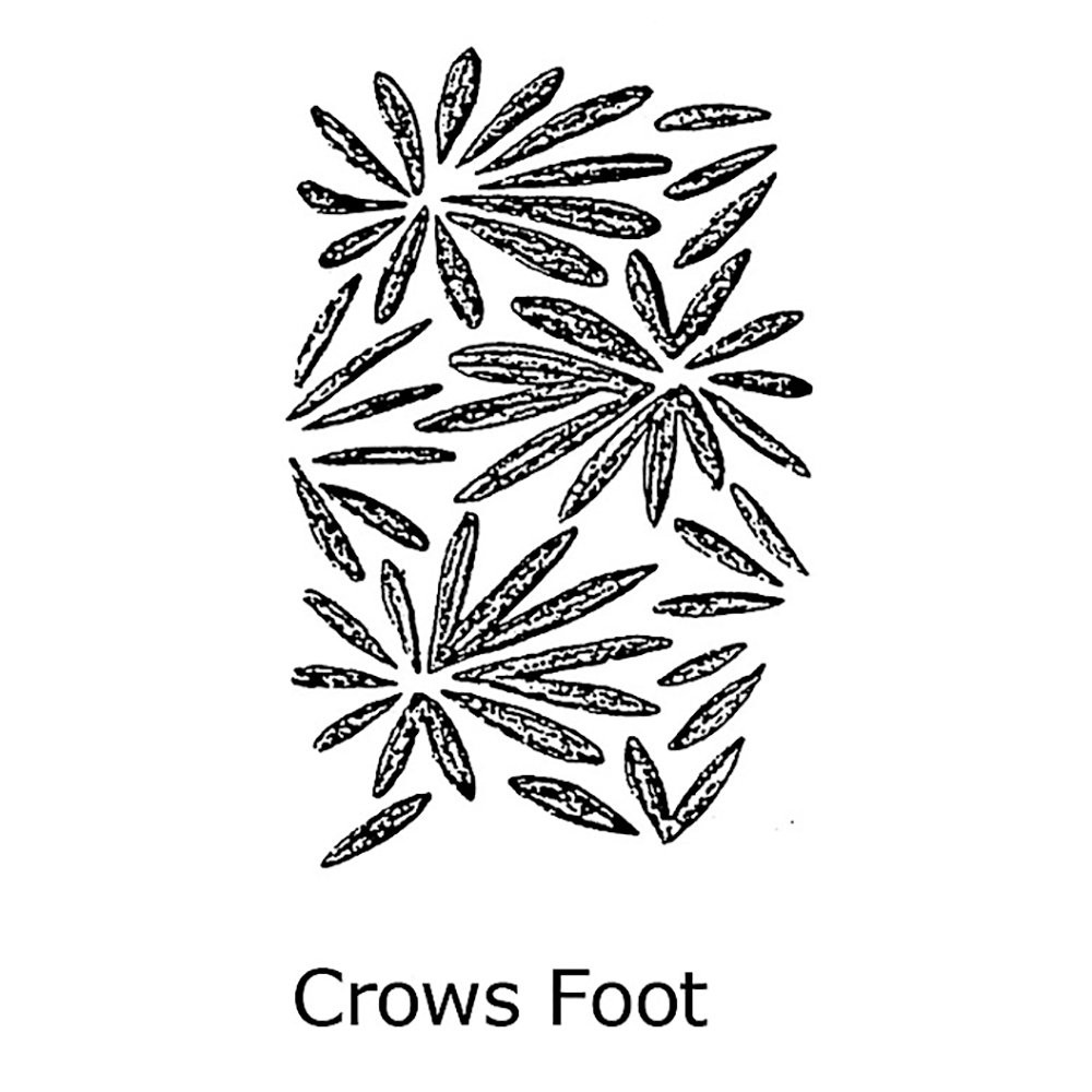 Foam Texture Roller Cover (Crow's Foot)