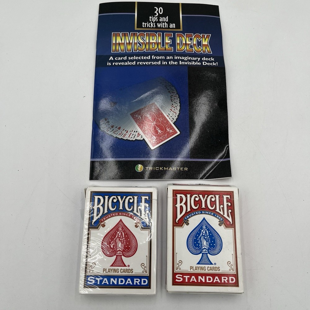 GREAT CONDITION!! Trickmaster 30 Tips and Tricks With An Invisible Deck Set