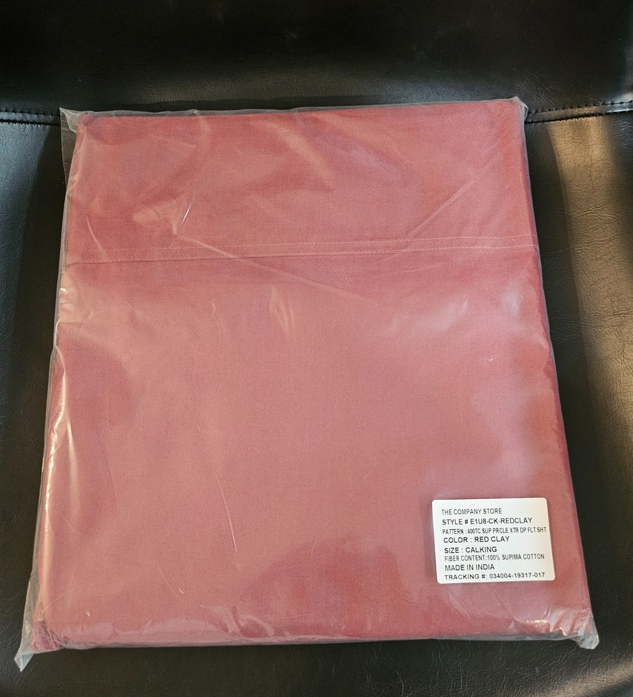 The Company Store 400 thread count extra deep flat sheet
