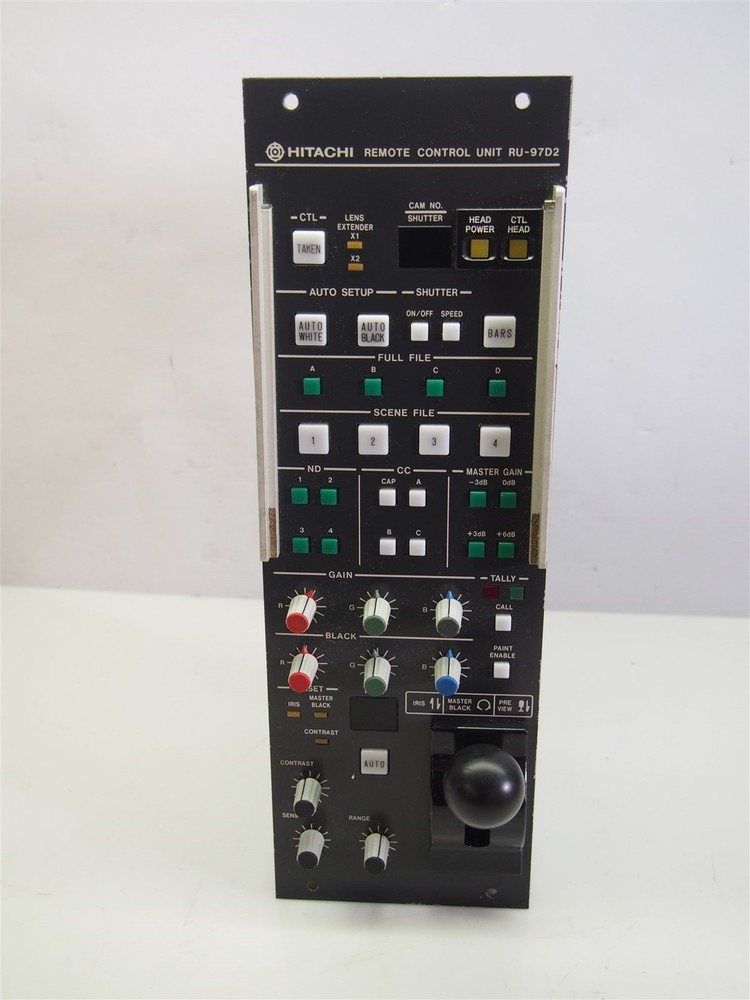 Hitachi RU-97D2 Remote Control Unit Missing Plastic Cover