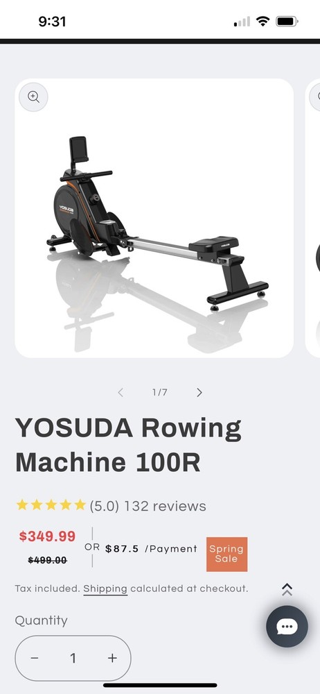 Yosuda rowing machine