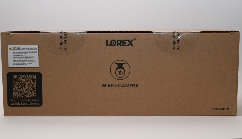 Lorex 4K IP POE Wired Bullet Security Camera Listen-In Audio E842CA