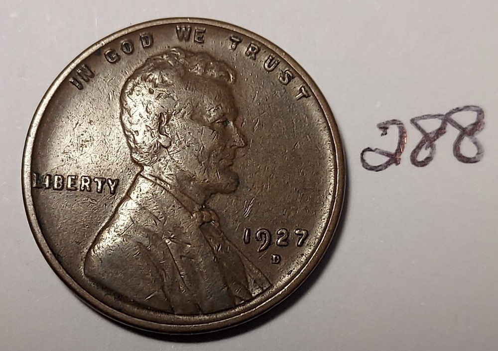 1927-D Lincoln Wheat Cent    High Grade  #288