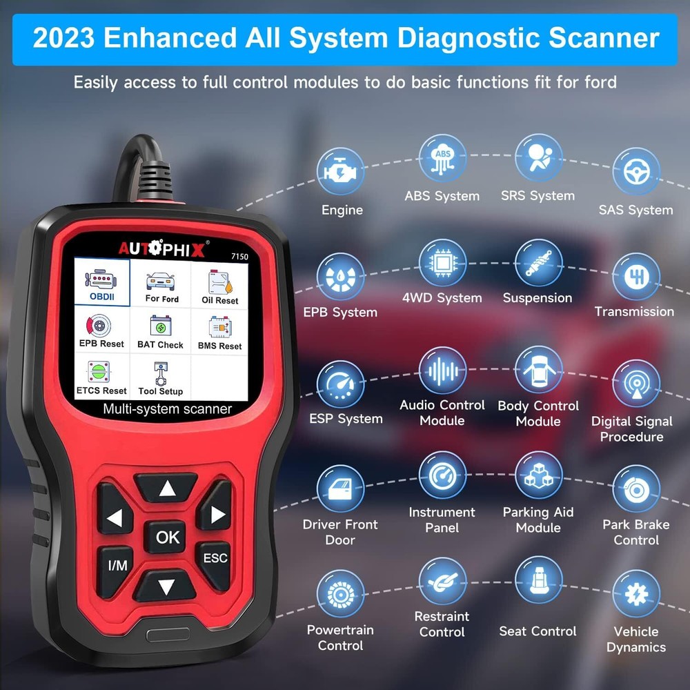 AUTOPHIX ALL SYSTEM CAR DIAGNOSTIC SCAN TOOL OBD2 SCANNER For Ford CODE READER