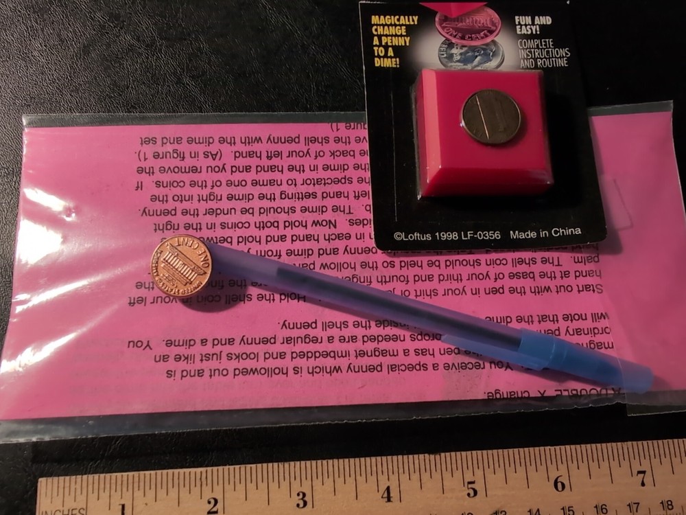 DOUBLE X - Magic Trick Includes a Quality Shim Penny