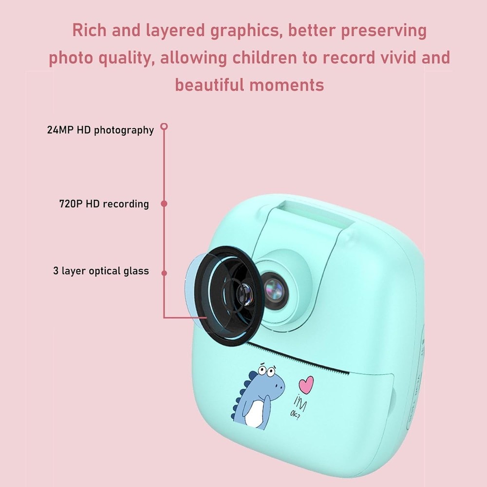 Kids Insta Print Camera 24MP