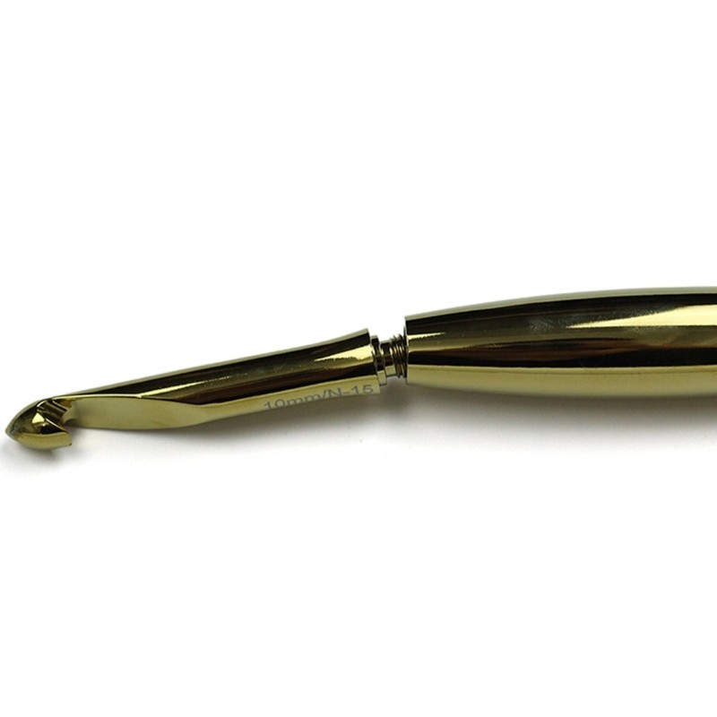 Ergonomic Knitting Hook Detachable Aluminum Construction Storage