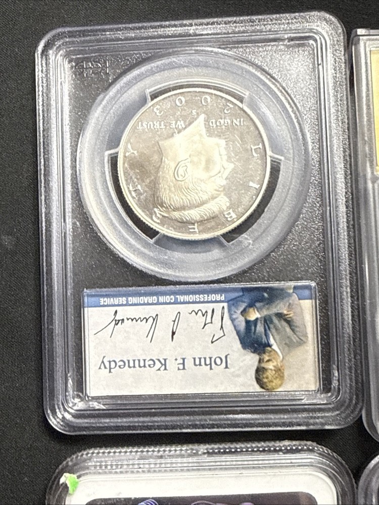 6 Silver Slabs Halves Lot