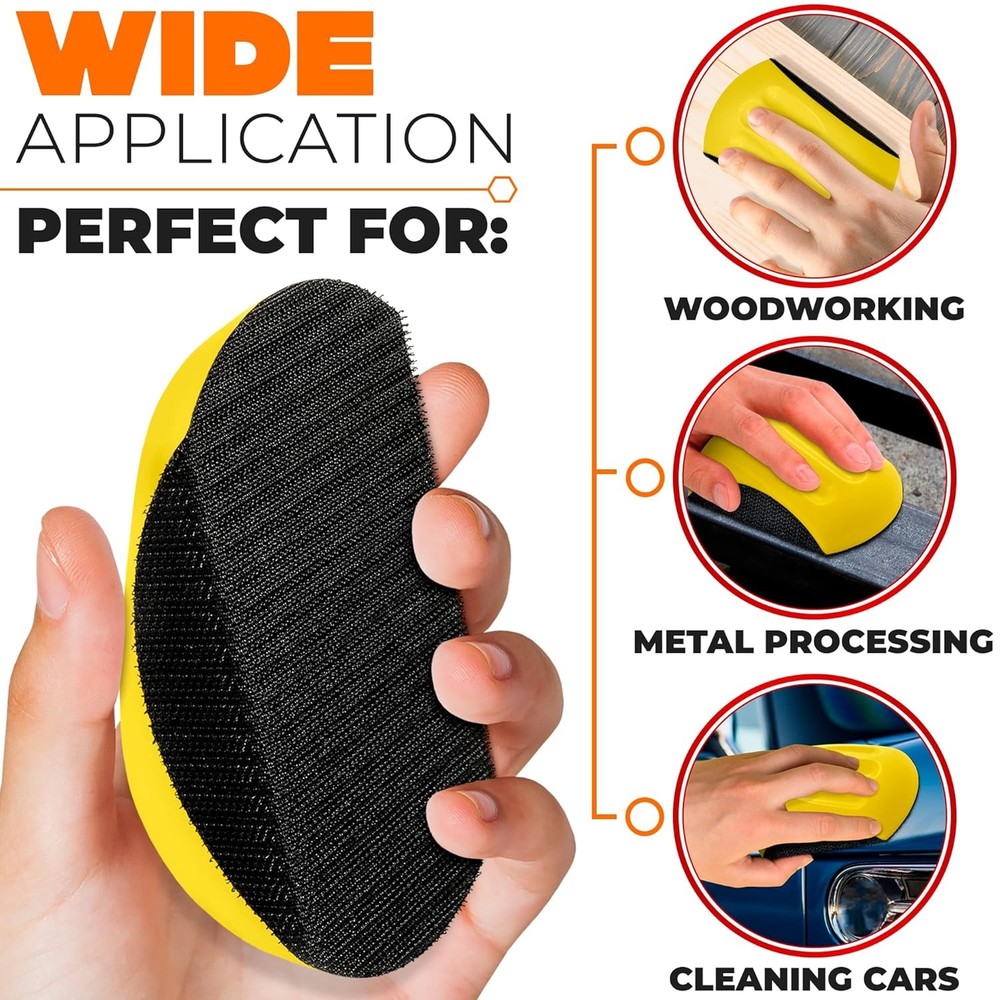 Mouse Sanding Block 2pcs Woodworking Auto Body Tools