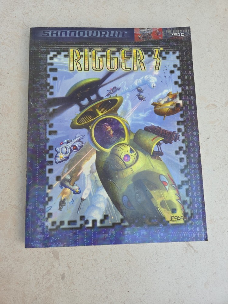 SHADOWRUN - RIGGER 2 & 3 Rules - SOURCEBOOK Fasa Corporation