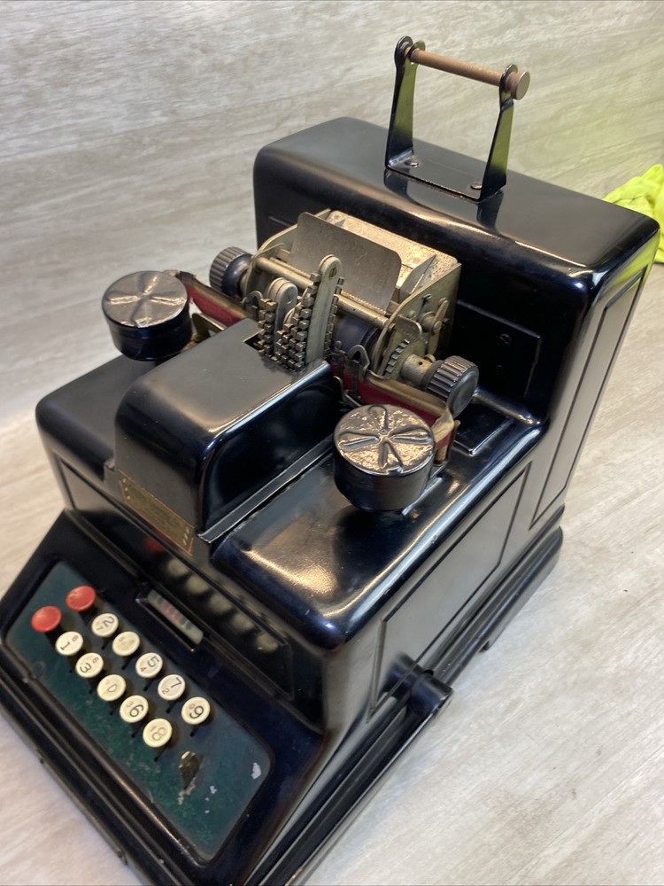Antique Dalton Adding, listing, & Calculating Machine CLEAN READ MISSING KEY