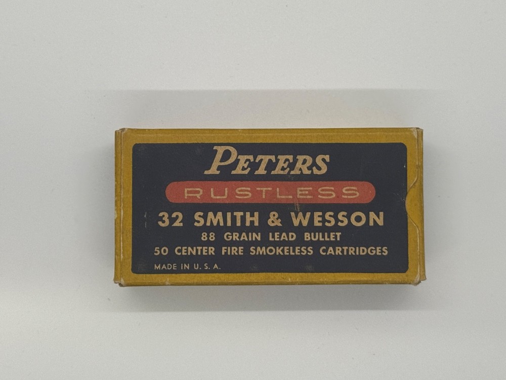 Vintage Peters 32 Smith & Wesson Rustless Empty Box