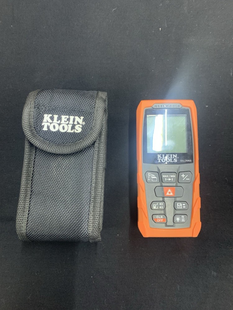 Klein Tools (93LDM65) Laser Distance 98' Range Meter W/ Case Measuring Device