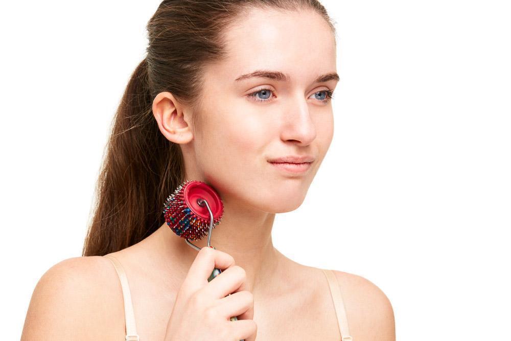 LYAPKO Acupuncture Face Roller Massager Needle Derma Roller Валик Ляпко