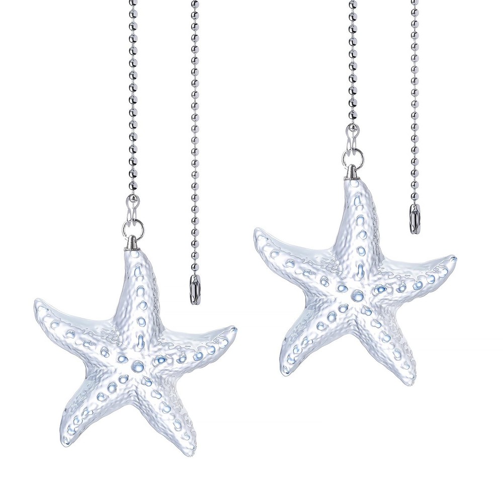 LONGSHENG - SINCE 2001 - 2 Pack Ceiling Fan Pull Chain Ornaments Extension Ch...