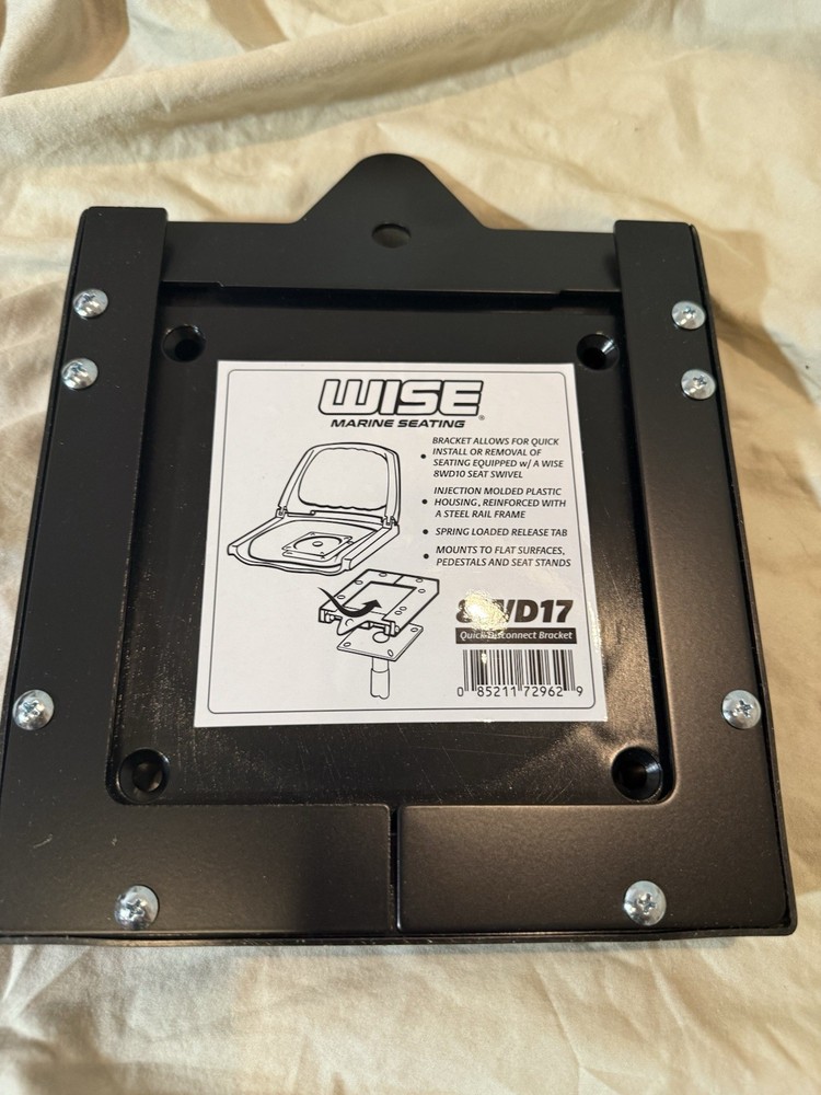WISE SEATING 8WD17 QUICK DISCONNECT SEAT BRACKET