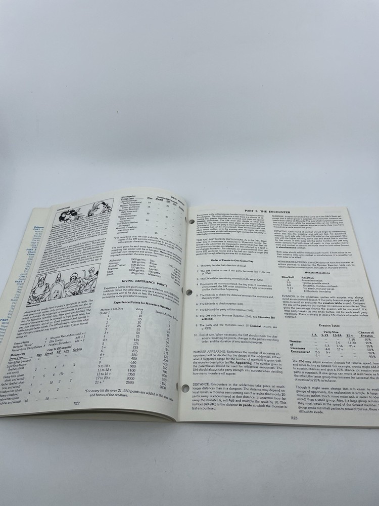 D&D Dungeons & Dragons Expert Rulebook Expert Rules #2 1981 TSR