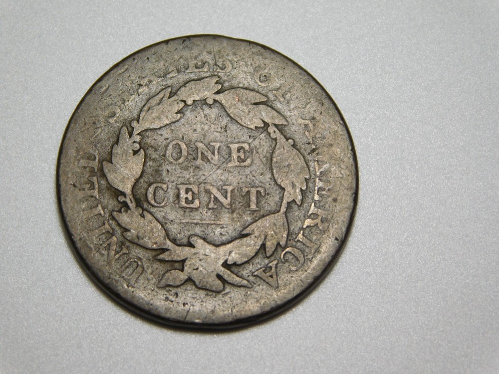 OLD US COPPER COINS 1819 CORONET HEAD LARGE CENT