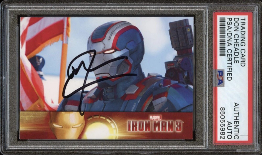 2013 Upper Deck #23 Iron Man 3 War Machine Don Cheadle Signed Autographed PSA