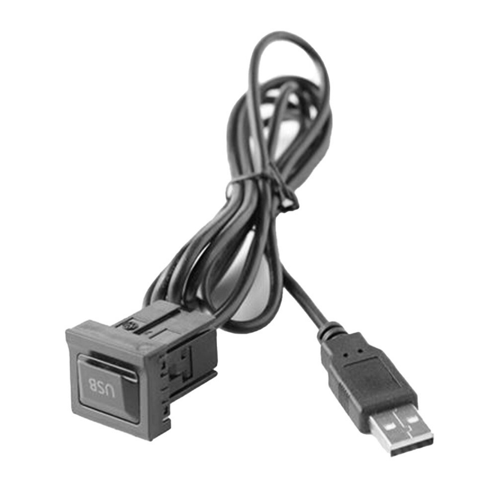 Car for DASH Flush Mount AUX USB Port Panel Dual USB Extension