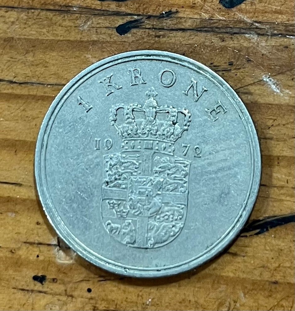 1972 Denmark 1 Krone
