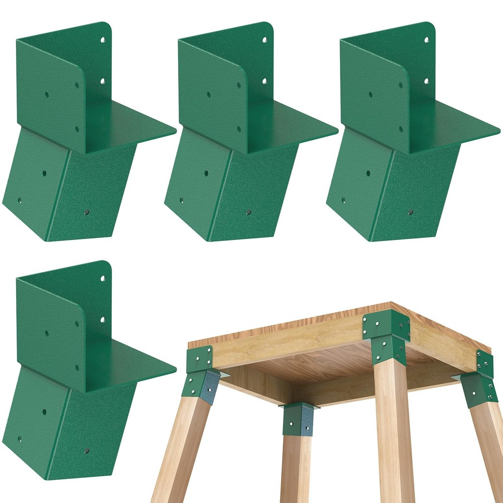 Heavy Duty Deer Stand Brackets 4x4 Compound Angle Bracket Powder Coated Elevated