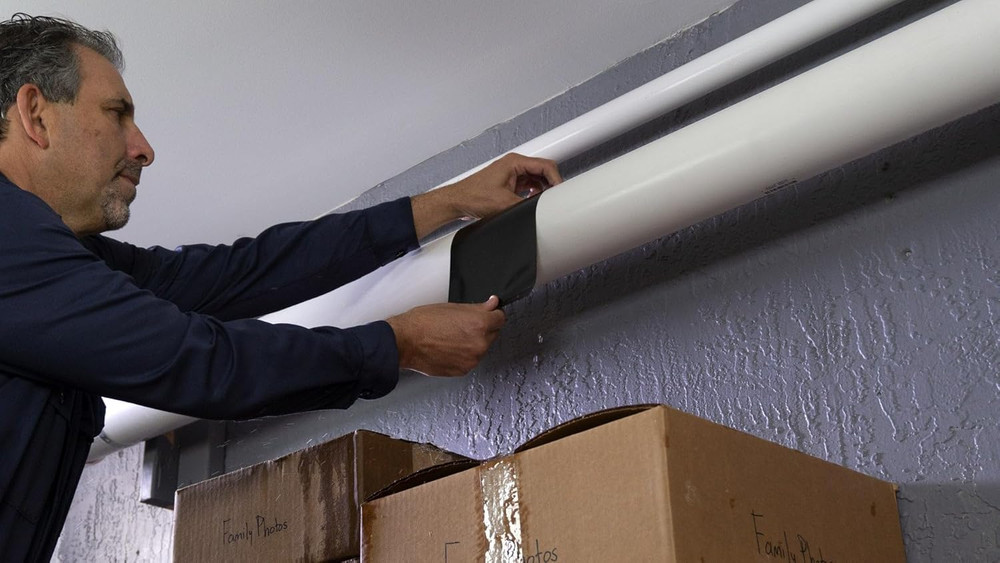 Rubberized Waterproof Tape Sheets - Clear, 3" X 4", 2 Sheets