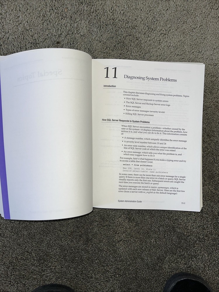 Vintage Sybase SQL Server System Administration Guide 1994, before SAP merge.