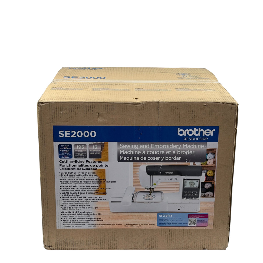 Brother SE2000 Computerized Sewing and Embroidery Machine Accessories Bundle