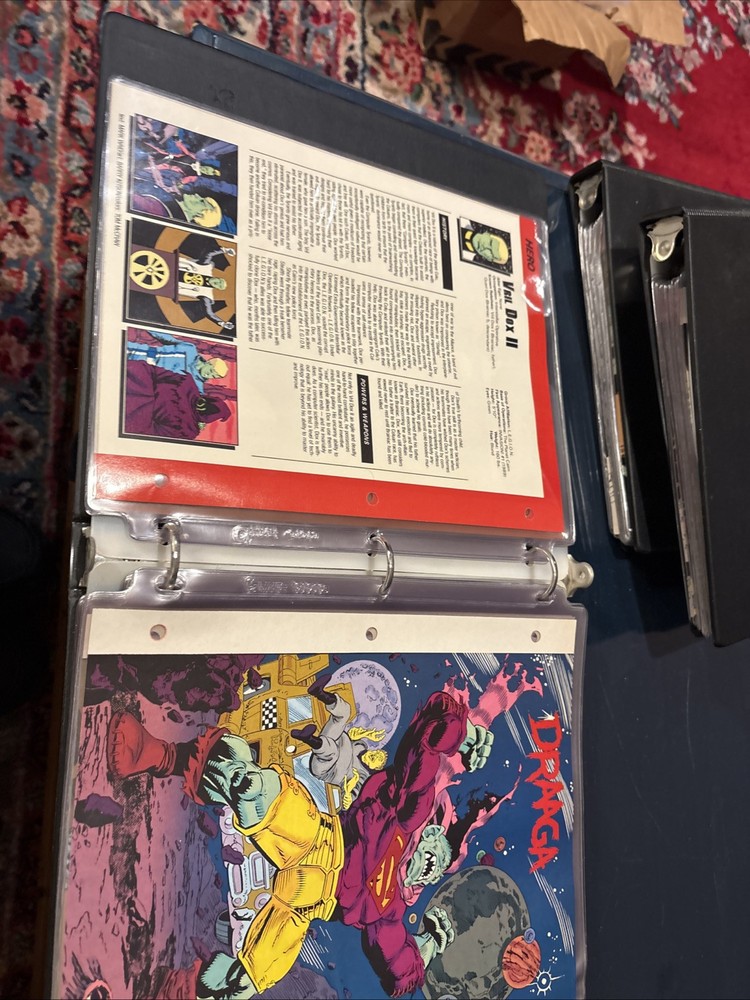 Comic Book Bio Binder