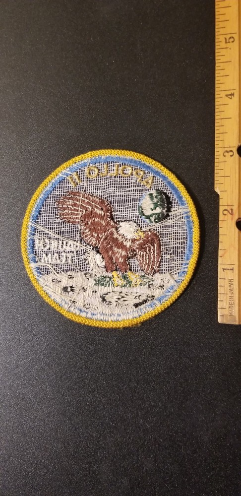 Vintage Apollo 11 ADHOC Team NASA Patch Embroidered Space Program