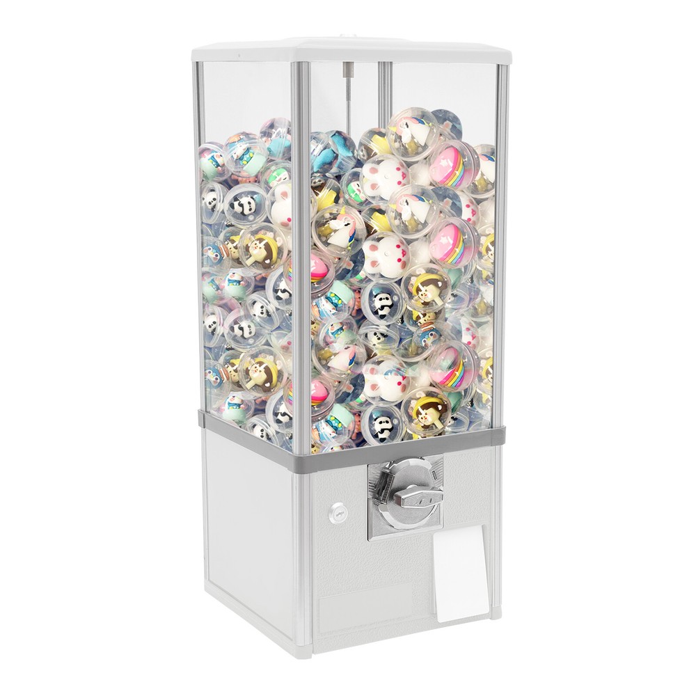 25" White Candy Vending Machine - Durable, Secure, Fun for All Ages