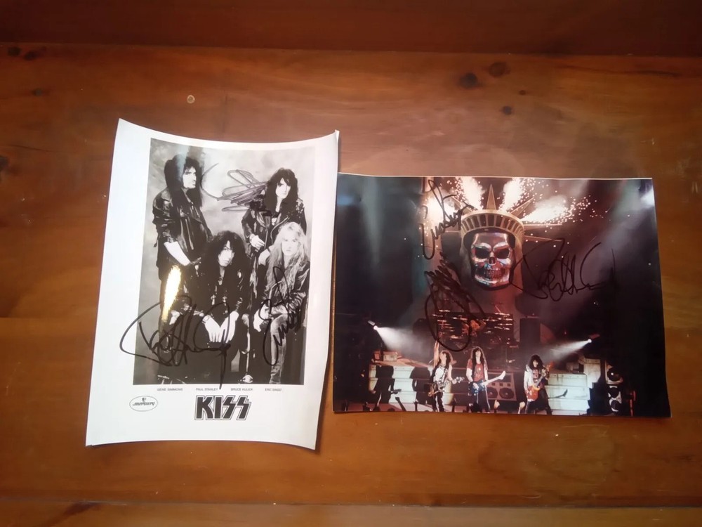 Autographed KISS Memorabilia
