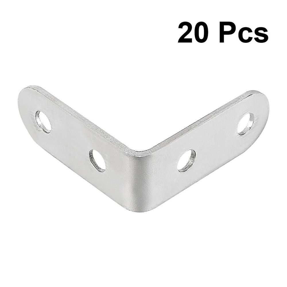 20pcs 40mmx40mmx16mm angle joint reinforcement shape L fixing element bracket