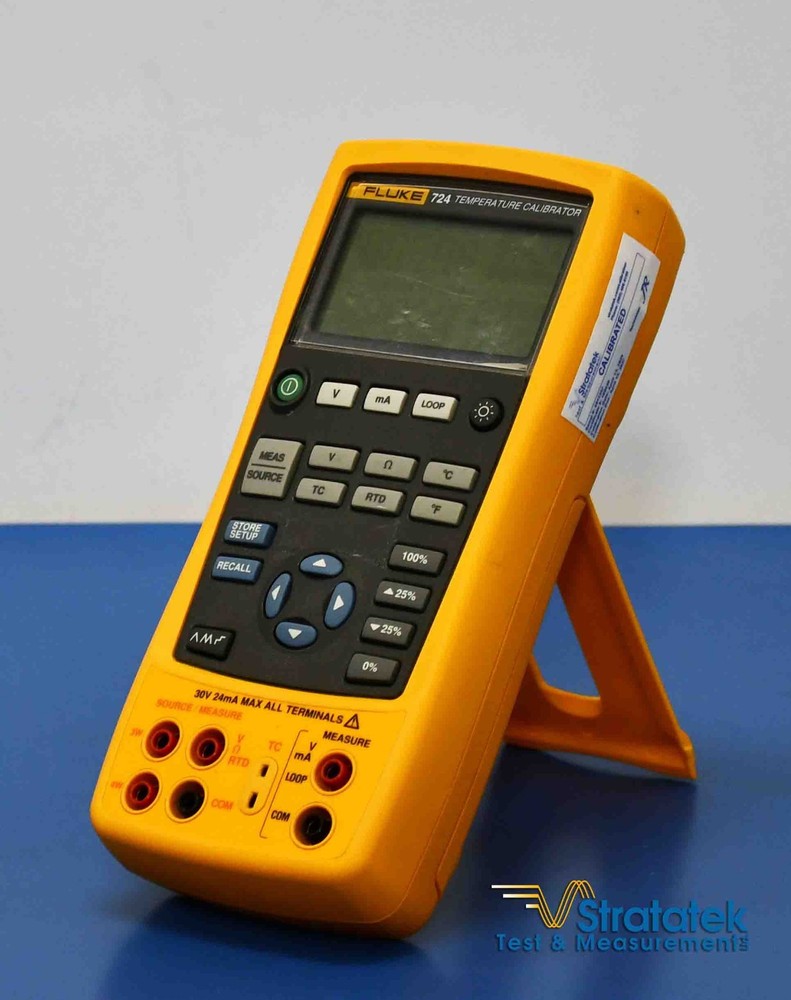 Fluke 724 Process and Temperature Calibrator NIST Calibrated with Data