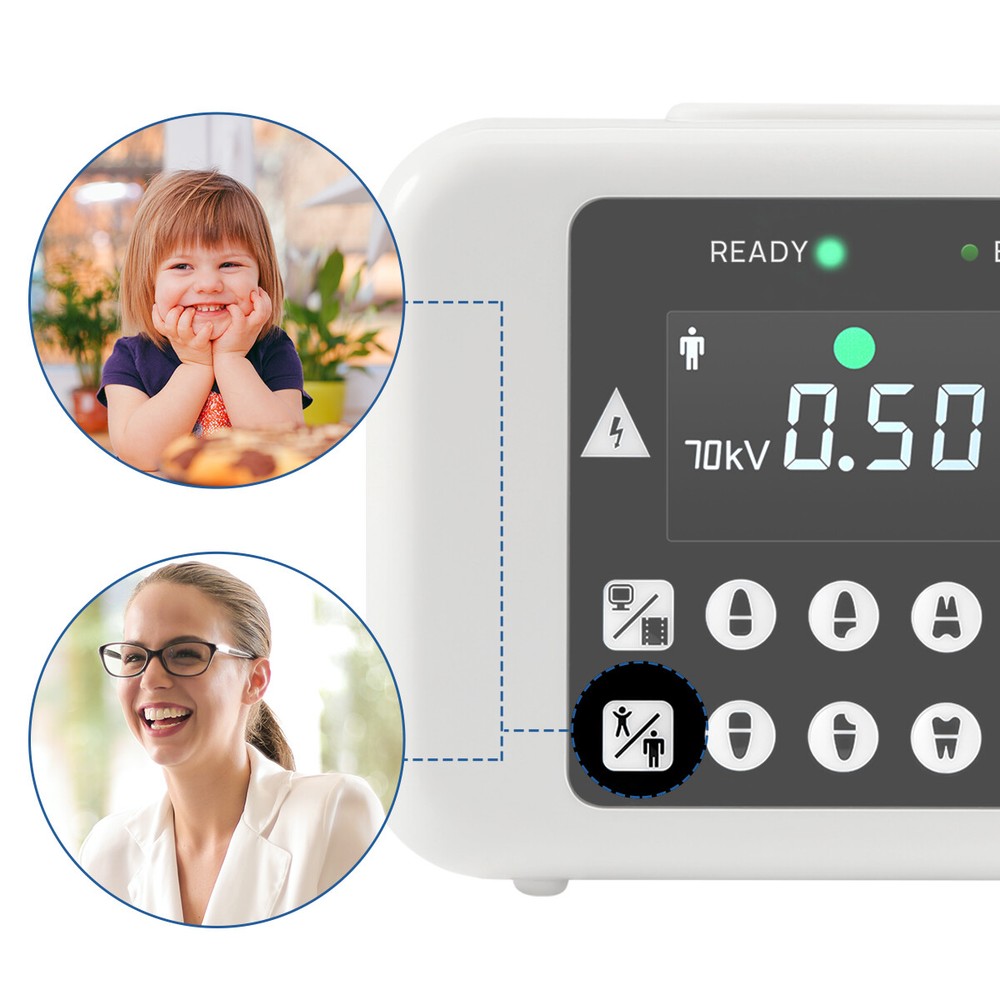 Dental X Mobile Unit System Ray Digital Machine High Frequency Shield/Sensor
