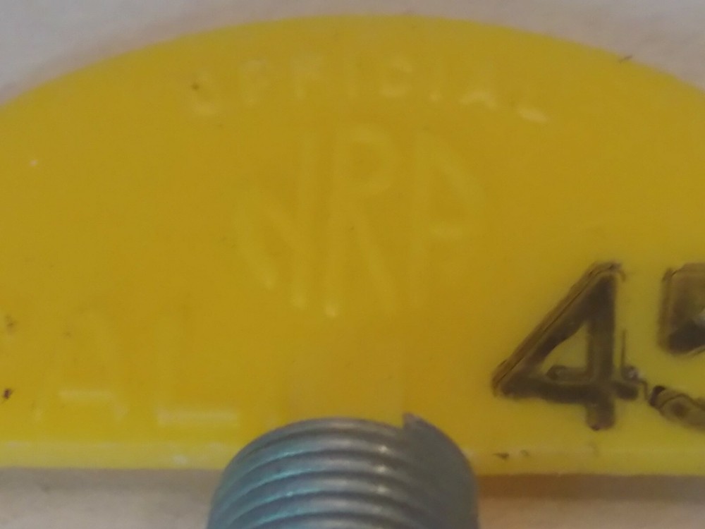 OFFICIAL NRA RIG EZE-SCORER 45 CALIBER TARGET PLUG