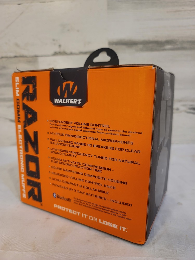 Walkers Razor Electronic Comm Muff with Bluetooth - GWP-RSEQM-BT
