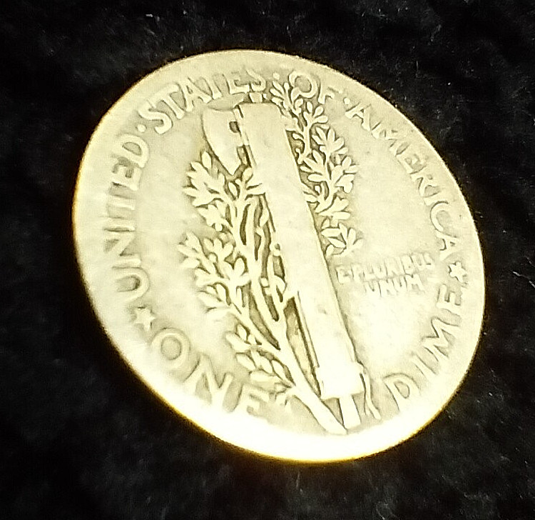 Mercury Dime 1945 No Mint Grade Good