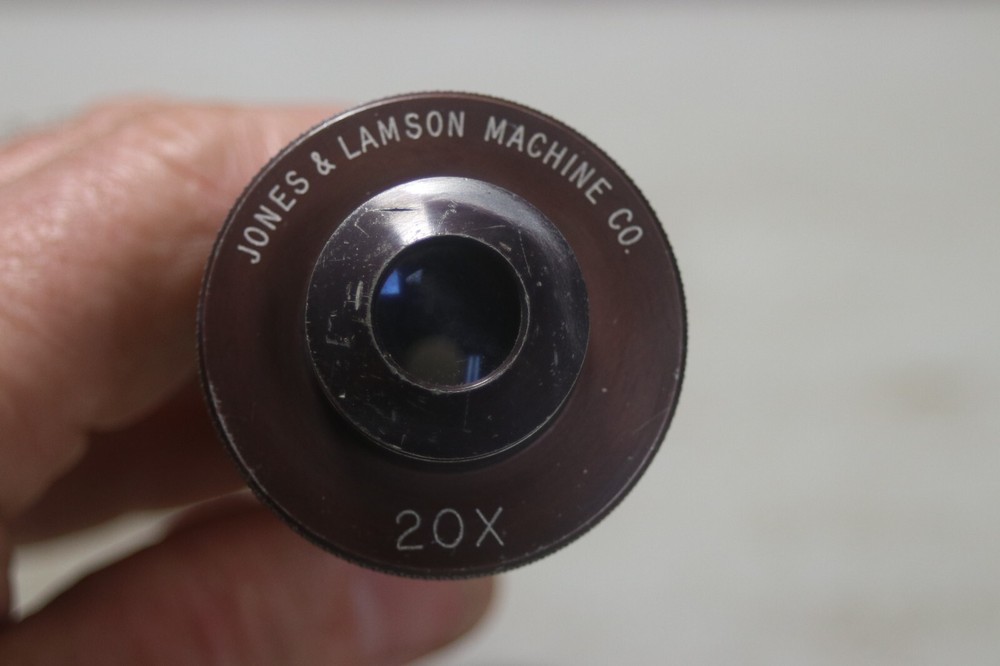 Jones & Lamson 20x Optical Comparator Objective Lens